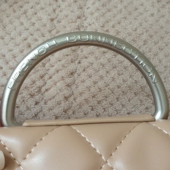 French Connection Latte Quilted Mini Bag - Picture 5 of 8